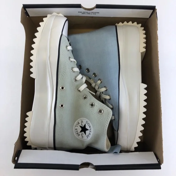 Converse Summer Denim Run Star Hike Blue Mens 9 Unisex Casual Lifestyle … - Picture 11 of 12